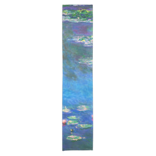 Chemin De Table Court Nymphéas vintage par Claude Monet