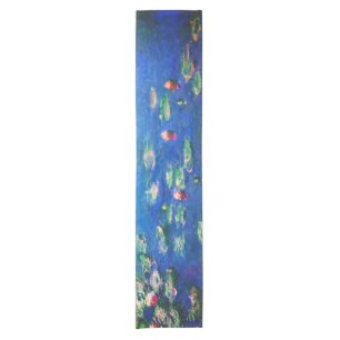 Chemin De Table Court Nymphéas vintage par Claude Monet