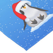 Chemin De Table Court Oiseau à Santa Hat (Coin)