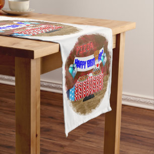 Chemin De Table Court Oliver La Loutre a 6 Ans ! Joyeux Anniversaire