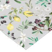 Chemin De Table Court Olives, Toscane, fleurs, Méditerranée, citron (Coin)