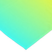 Chemin De Table Court ombre coloré citron jaune citron vert turquoise (Coin)