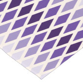 Chemin De Table Court Ombre Diamant Violet (Coin)