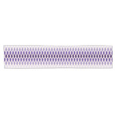 Chemin De Table Court Ombre Diamant Violet (Horizontal)