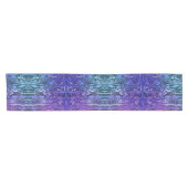 Chemin De Table Court Ombre Purple Fluide Acrylique (Horizontal)
