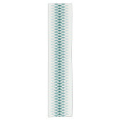 Chemin De Table Court Ombre turquoise de diamant (Devant)