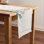 Chemin De Table Court On Peut Attendre ! Coureur de table courte baby sh<br><div class="desc">Bear Table Runner, Nous Pouvons Attendre ! :) Ce petit ours attend la grande fête du bébé, assis dans une montgolfière faite de ballons bruns et crème. Des aquarelles fantaisistes et une typographie moderne complètent le design. Personnalisez ce joli Baby shower d'ours avec vos détails de baby shower facilement et...</div>