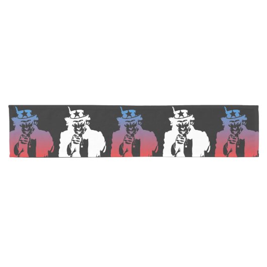 Chemin De Table Court Oncle Sam Runner Table (Horizontal)