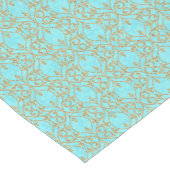 Chemin De Table Court Or marocain d'aqua de turquoise de flourish (Coin)