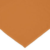 Chemin De Table Court Orange brulé (Coin)