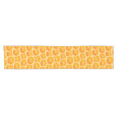 Chemin De Table Court Orange Slices Citrus Summer Party Table Runner (Horizontal)