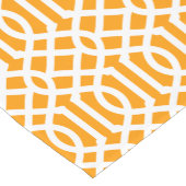 Chemin De Table Court Orange Trellis (Coin)
