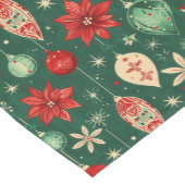 Chemin De Table Court Ornements festifs Motif sans couture (Coin)