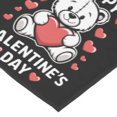 Chemin De Table Court Ours de la Saint-Valentin Joyeuse Saint-Valentin  (Coin)
