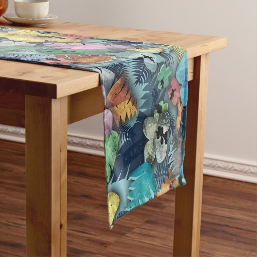 Chemin De Table Court Outils d'électricien Hawaiian Tropical Print (In Situ)