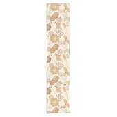 Chemin De Table Court Pain et orge d'art, beige (Devant)