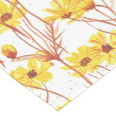 Chemin De Table Court Painted Yellow Daisies (Coin)