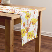Chemin De Table Court Painted Yellow Daisies (In Situ)