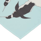 Chemin De Table Court paire de pingouins (Coin)