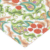 Chemin De Table Court Paisley Red Raspberries   (Coin)