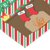 Chemin De Table Court PAIX ・ Nuit avant Noël ・ 2 Bas (Coin)