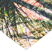 Chemin De Table Court Palm Feuille moderne Tropical Abstract Design (Coin)