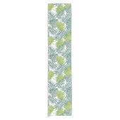 Chemin De Table Court Palm Tree Fronds Peinture hawaïenne (Devant)