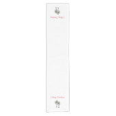 Chemin De Table Court Palmiers de Noël Tropical Joyeux (Devant)