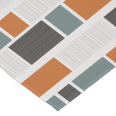 Chemin De Table Court Panneaux modernes du milieu du siècle (Coin)