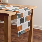 Chemin De Table Court Panneaux modernes du milieu du siècle (In Situ)