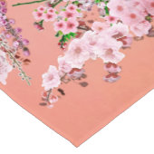 Chemin De Table Court Paon de fleurs de cerisier (Coin)