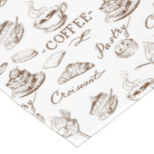 Chemin De Table Court Papier doux (Coin)