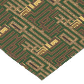 Chemin De Table Court Papier Kuba africain (Coin)