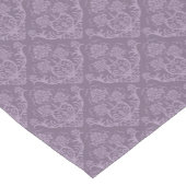 Chemin De Table Court Papier peint floral pourpre (Coin)