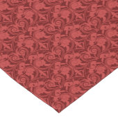 Chemin De Table Court Papier peint rouge (Coin)