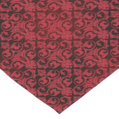 Chemin De Table Court Papier peint rouge 2 (Coin)