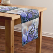 Chemin De Table Court Papillon bleu (In Situ)