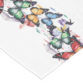 Chemin De Table Court Papillons Adorables (Coin)