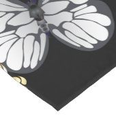 Chemin De Table Court Papillons blancs et dorés (Coin)