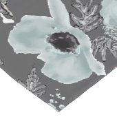 Chemin De Table Court Papillons Blue Grey Aquarelle de Charbon (Coin)