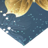 Chemin De Table Court Papillons d'or (Coin)