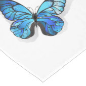 Chemin De Table Court Papillons volants Morpho et Monarch (Coin)