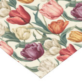 Chemin De Table Court Pâques Fleur de Tulipe (Coin)