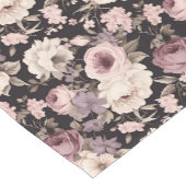 Chemin De Table Court Parchemins de style victorien rose (Coin)