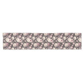 Chemin De Table Court Parchemins de style victorien rose (Horizontal)