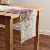 Chemin De Table Court Parmi Les Pansies (In Situ)