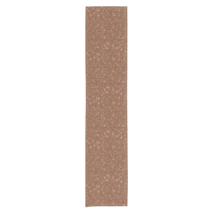 Chemin De Table Court Parties scintillant Brown de ballet de craquelette