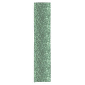 Chemin De Table Court Parties scintillant de vacances Green Bling Sparkl (Devant)