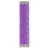 Chemin De Table Court Parties scintillant de vacances Purple Silver Blin (Devant)