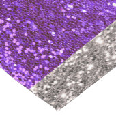 Chemin De Table Court Parties scintillant de vacances Purple Silver Blin (Coin)